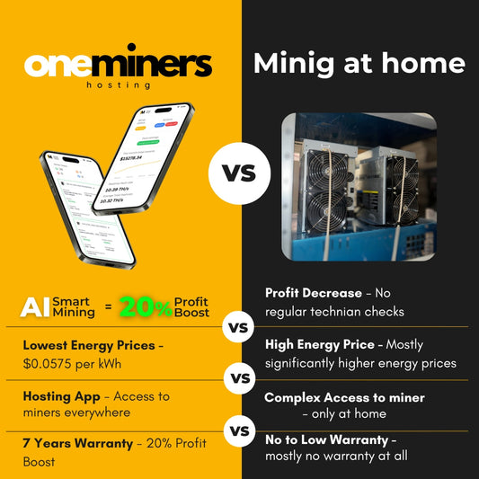 Mining with OneMiners vs Mining At Home