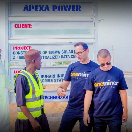 Future of Nigeria Crypto Mining - OneMiners Visit Nigerian Hosting Center