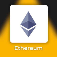 Icon for Ethereum miners collection featuring the Ethereum logo with the word "Ethereum" below.